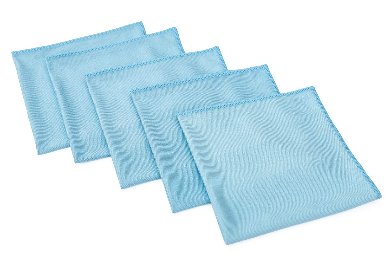 The Rag Company - Premium Window Detailing Towels - Professional Korean Microfiber, Lint-Free, Streak-Free, 350gsm, 16i