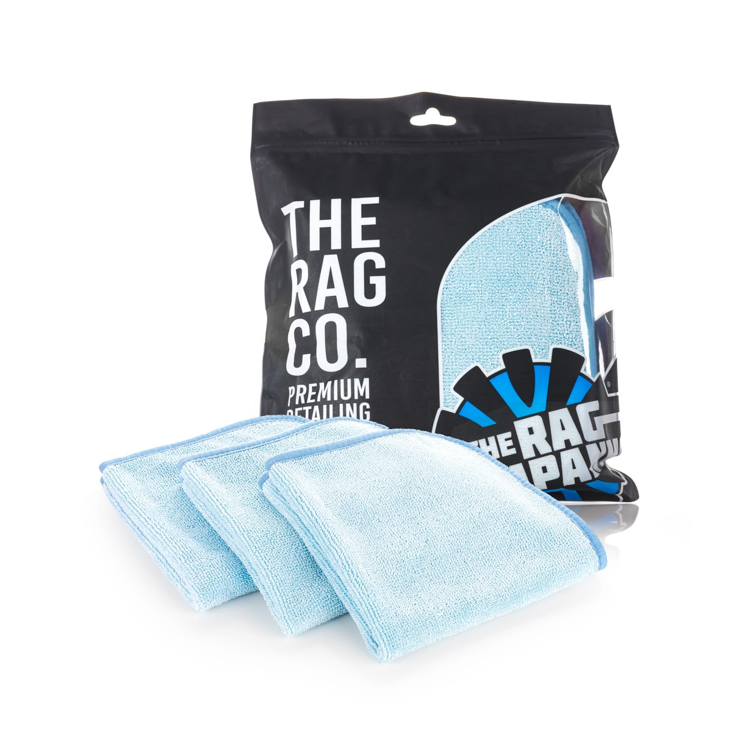 The Rag Company Premium FTW Microfiber Cleaning Towels for Glass and Windows
| Streak-Free Scratchless 16" x 16' Light
