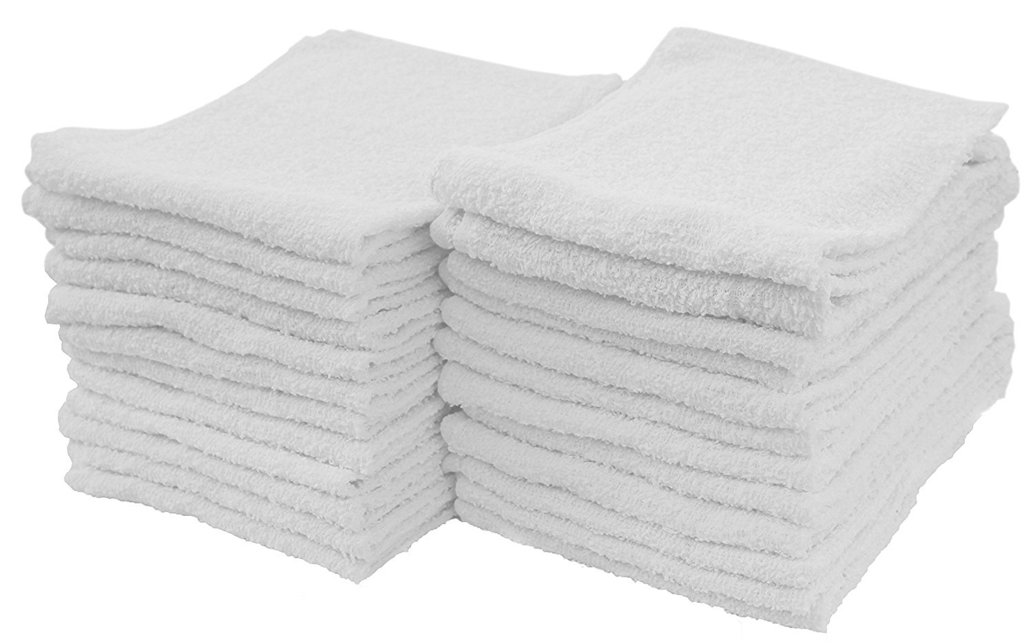 S&T INC. Multipurpose Cotton Terry Cleaning Towels for Home Cleaning, Car Cleaning, Garage Cleaning, 14 Inch x 17 Inch, 
