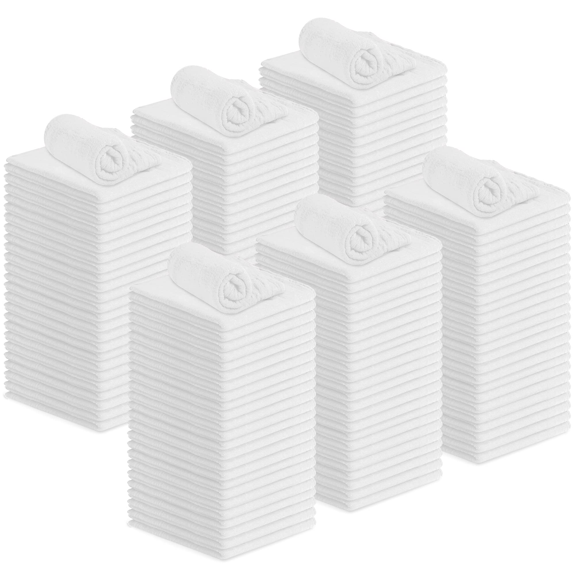 Avalon Towels Cotton Shop Rags for Automobiles and Industries - Absorbent Cleaning Rags (Pack of 150) Size 12x14 Inches