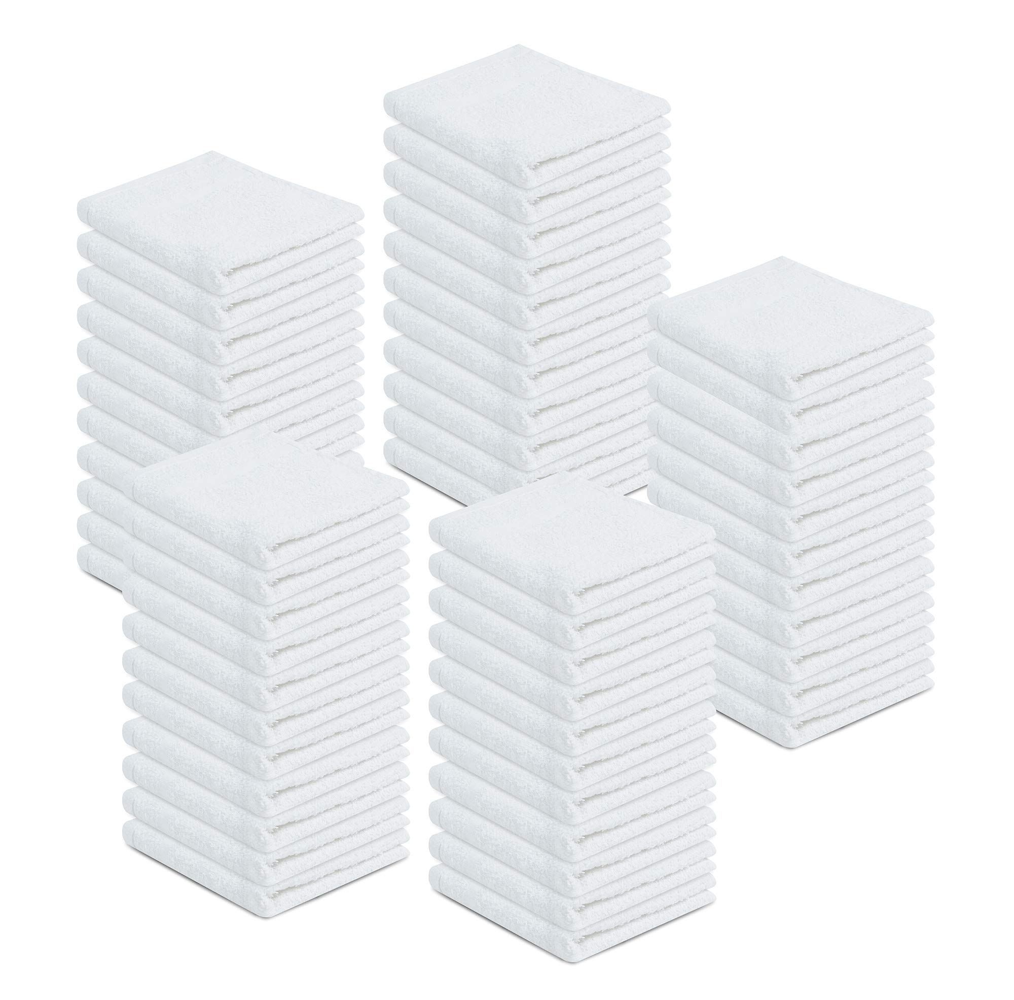 100% Cotton Terry Towels for Cleaning Auto Detailing and Painters
12x12 Inches White Terry Towels for High Absorbency Cl